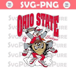 Funny Looney Tunes Ohio State Go Buckeyes SVG