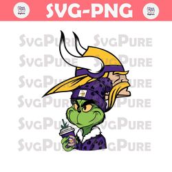 Grinch Minnesota Vikings Svg Digital Download