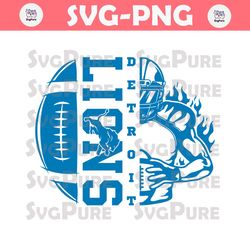 Detroit Lions Football Player Svg Digital Download