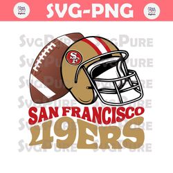 San Francisco 49ers Helmet Football Svg Download