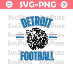 Vintage Detroit Football NFL Team SVG