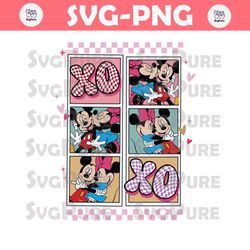 Mickey Minnie Xoxo Valentine SVG