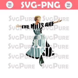 New Rare The Sound Of Music Dancing Girl SVG