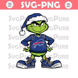 Funny Grinch Buffalo Bills Football SVG Digital Download