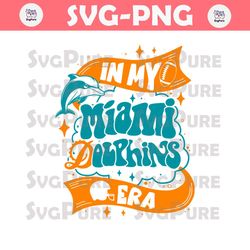 In My Miami Dolphins Era Football SVG Digital Download