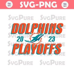 Miami Dolphins 2023 NFL Playoffs SVG