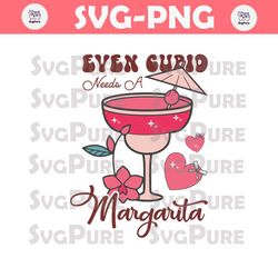 Groovy Even Cupid Needs A Margarita SVG