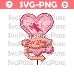 Groovy Cupid Love Lodge Vacant SVG