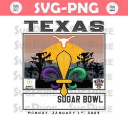 Texas Longhorns Football Allstate Sugar Bowl SVG