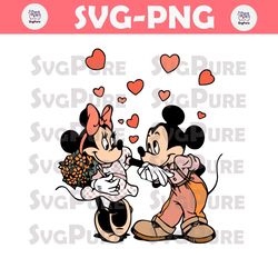 Disney Mickey Minnie Love Valentine SVG