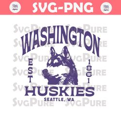 Washington Huskies Est 1861 SVG