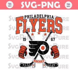 Vintage Philadelphia Flyers 1967 Hockey Svg Digital Download