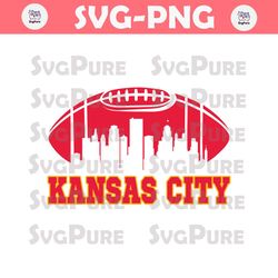 Kansas City 1960 Football Skyline SVG Digital Download