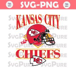 Kansas City Chiefs 1960 Helmet Logo Svg Digital Download