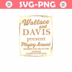 Wallace And Davis Playing Around SVG