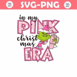Groovy In My Pink Christmas Era SVG
