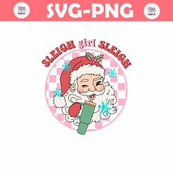 Groovy Sleigh Girl Sleigh Stanley SVG