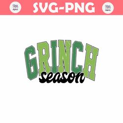 Retro Grinch Season SVG