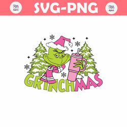 Retro Grinchmas Boojee Grinch SVG