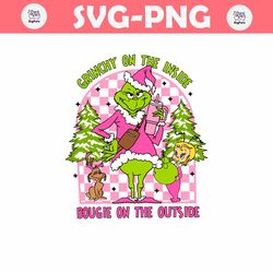 Grinchy On The Inside Boojee Grinch SVG