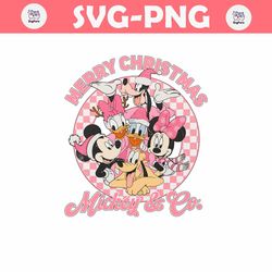 Merry Christmas Mickey And Co PNG