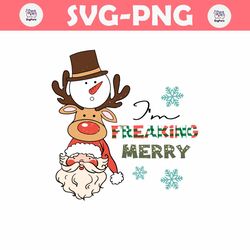 Im Freaking Merry Christmas SVG