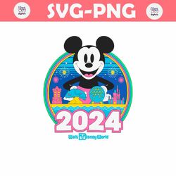 Mickey Mouse Walt Disney World 2024 PNG