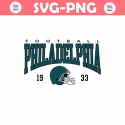 Vintage Philadelphia Eagles Football 1933 Svg Digital Download