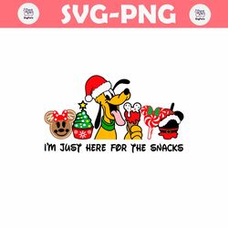 Goofy Im Here For The Snacks SVG