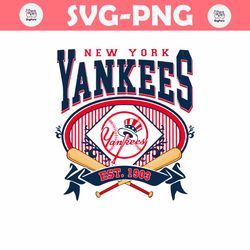 Vintage New York Yankees Est 1903 SVG