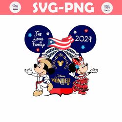 The Long Family 2024 Disney Cruise Puerto Rico PNG