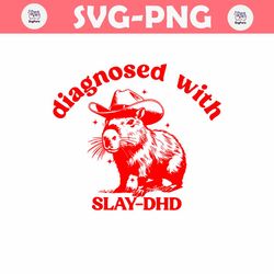 Retro Diagnosed With Slay DHD SVG