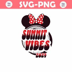 Summit Vibes 2024 Disney Minnie SVG
