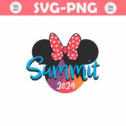 Disney Summit 2024 Minnie Head SVG