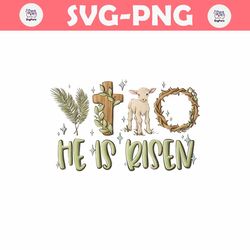 Christian He is Risen Thorn Crown PNG