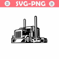 Semi truck Svg, Semi Truck Png, Truck Driver Png, Trucker Svg, 18 Wheeler Svg, Truck Clipart, Cut Files for Cricut