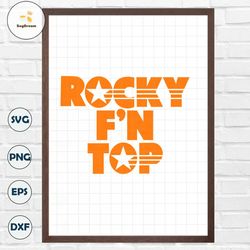 Rocky Fn Top Tennessee Volunteers SVG