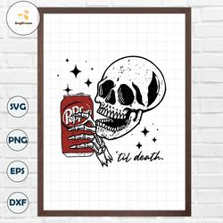 Dr Pepper Skeleton Christmas SVG