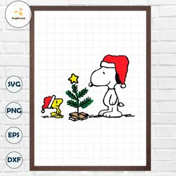 Retro Snoopy and Woodstock SVG