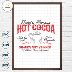 Hot Cocoa Shaken Not Stirred SVG