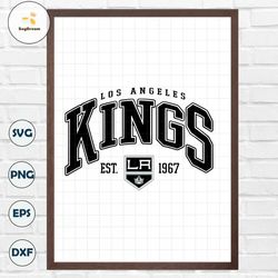 Los Angeles Kings Hockey Team SVG