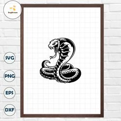 Cobra Snake Svg File | Snake Head Svg | Snake Svg | Snake Shirt Svg | King Cobra Svg | Svg Png Eps Files for Cricut Silh