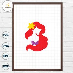 Ariel the Mermaid - Princess - SVG Download File - Plotter File - Crafting - Plotter Cricut