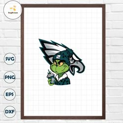 Grinch Philadelphia Eagles Svg Digital Download