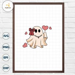 Ghost Retro Valentine PNG file