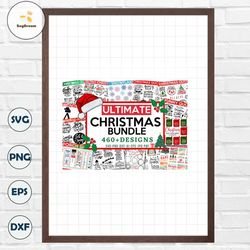 CHRISTMAS ULTIMATE BUNDLE, 460 Designs, Heather Roberts Art Bundle, Christmas svg, Winter svg, Holidays