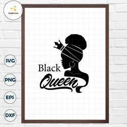 Black queen svg file , afro girl birthday bundle , black girl svg , black girl magic vector file , african american svg