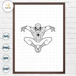 Spiderman SVG PNG PDF / T-shirt svg / Cutting file / Coffee mug svg / Sublimation / Cricut / Vector Svg