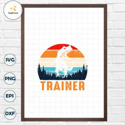 PNG EPS SVG Design Dinosaur Trainer T-shirt Sublimation Digital File Download