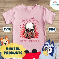 Love Is In The Air Gas Mask Skull PNG